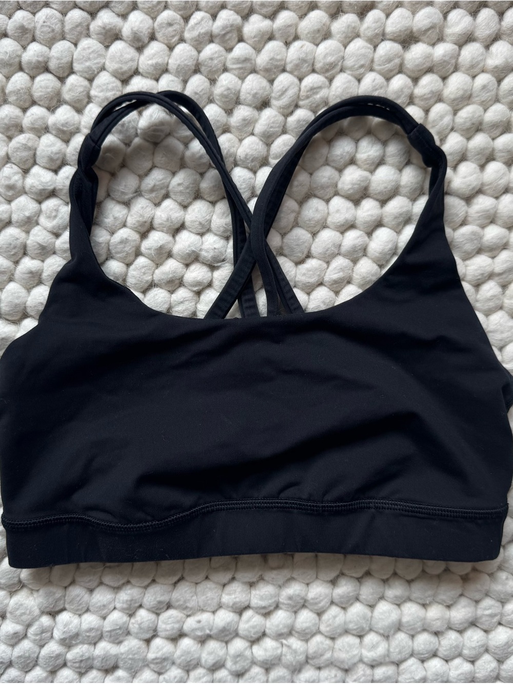 Lululemon Energy Sports Bra, Medium Support, B-D Cups in Black